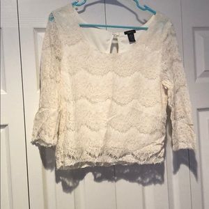 Lace crop top